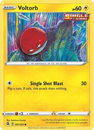 Voltorb (087/264) [Sword & Shield: Fusion Strike] - Trinity Hobby