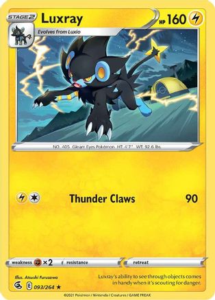 Luxray (093/264) [Sword & Shield: Fusion Strike] - Trinity Hobby
