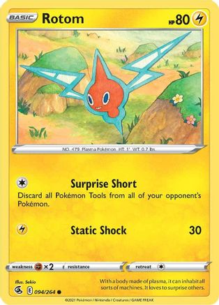 Rotom (094/264) [Sword & Shield: Fusion Strike] - Trinity Hobby