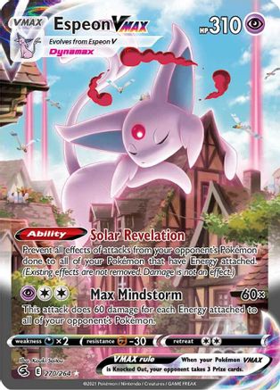 Espeon VMAX (270/264) [Sword & Shield: Fusion Strike] - Trinity Hobby