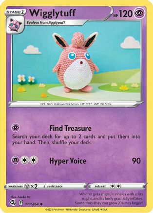 Wigglytuff (111/264) [Sword & Shield: Fusion Strike] - Trinity Hobby