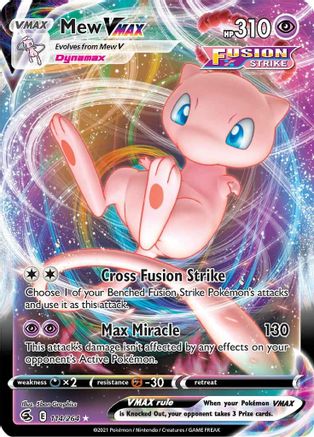 Mew VMAX (114/264) [Sword & Shield: Fusion Strike] - Trinity Hobby