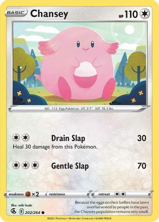 Chansey (202/264) [Sword & Shield: Fusion Strike] - Trinity Hobby