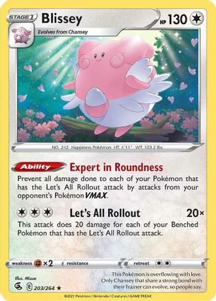 Blissey (203/264) [Sword & Shield: Fusion Strike] - Trinity Hobby
