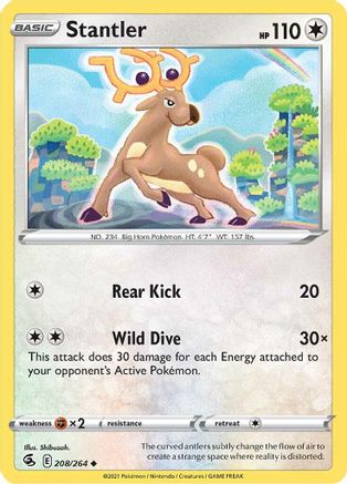 Stantler (208/264) [Sword & Shield: Fusion Strike] - Trinity Hobby