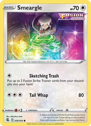 Smeargle (209/264) [Sword & Shield: Fusion Strike] - Trinity Hobby