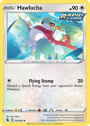 Hawlucha (216/264) [Sword & Shield: Fusion Strike] - Trinity Hobby