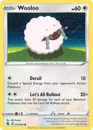 Wooloo (221/264) [Sword & Shield: Fusion Strike] - Trinity Hobby