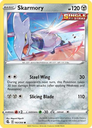 Skarmory (182/264) [Sword & Shield: Fusion Strike] - Trinity Hobby