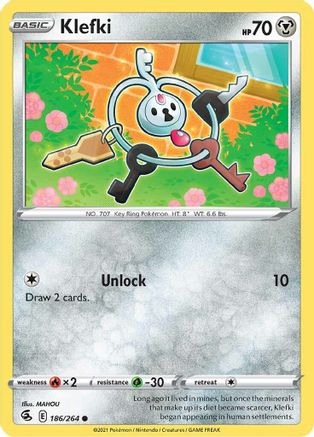 Klefki (186/264) [Sword & Shield: Fusion Strike] - Trinity Hobby