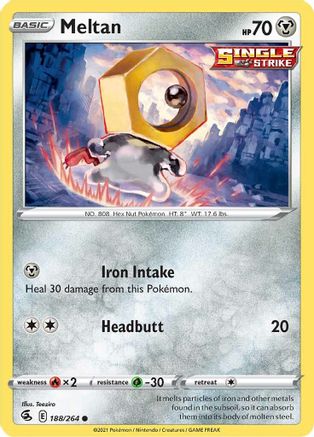 Meltan (188/264) [Sword & Shield: Fusion Strike] - Trinity Hobby