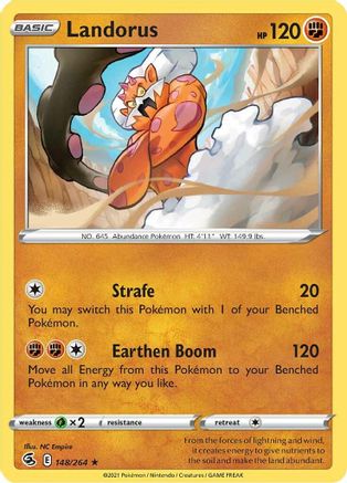 Landorus (148/264) [Sword & Shield: Fusion Strike] - Trinity Hobby