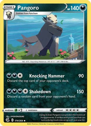 Pangoro (174/264) [Sword & Shield: Fusion Strike] - Trinity Hobby