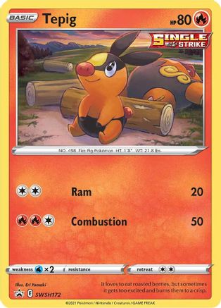 Tepig (SWSH172) [Sword & Shield: Black Star Promos] - Trinity Hobby