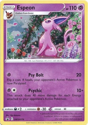 Espeon (SWSH174) [Sword & Shield: Black Star Promos] - Trinity Hobby