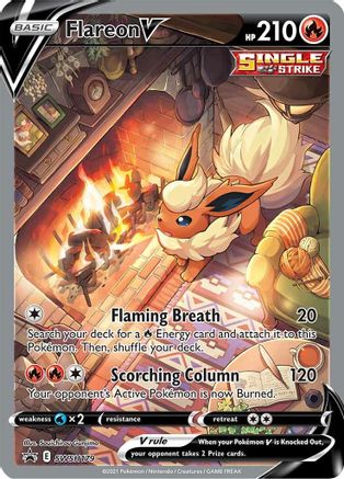 Flareon V (SWSH179) [Sword & Shield: Black Star Promos] - Trinity Hobby