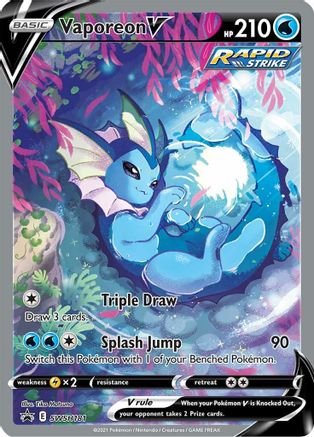 Vaporeon V (SWSH181) [Sword & Shield: Black Star Promos] - Trinity Hobby