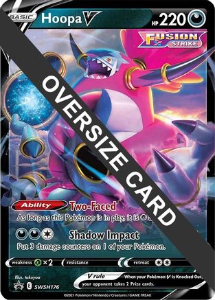 Hoopa V (SWSH176) (Jumbo Card) [Sword & Shield: Black Star Promos] - Trinity Hobby
