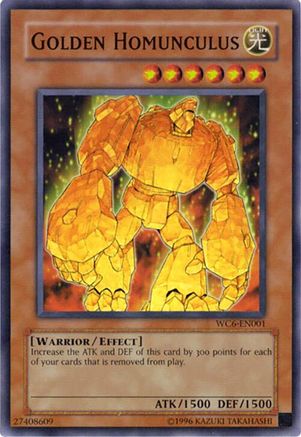 Golden Homunculus [WC6-EN001] Super Rare - Trinity Hobby