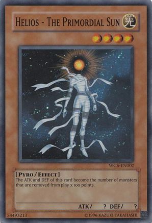 Helios - The Primordial Sun [WC6-EN002] Super Rare - Trinity Hobby
