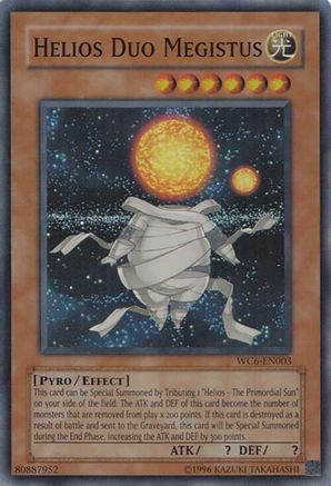 Helios Duo Megistus [WC6-EN003] Super Rare - Trinity Hobby