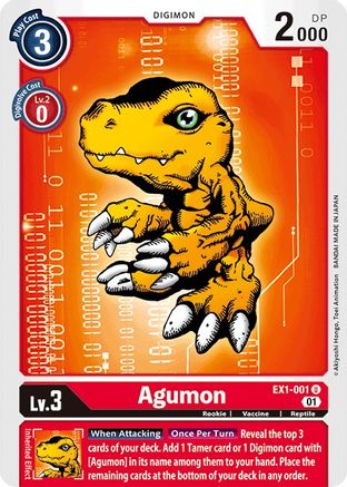 Agumon [EX1-001] [Classic Collection] - Trinity Hobby