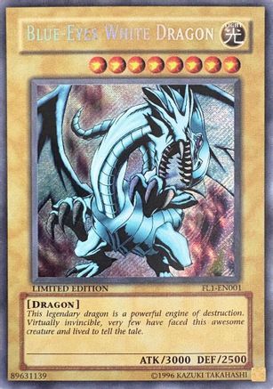 Blue-Eyes White Dragon [FL1-EN001] Secret Rare - Trinity Hobby