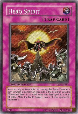 Hero Spirit [DPK-ENSE3] Super Rare - Trinity Hobby