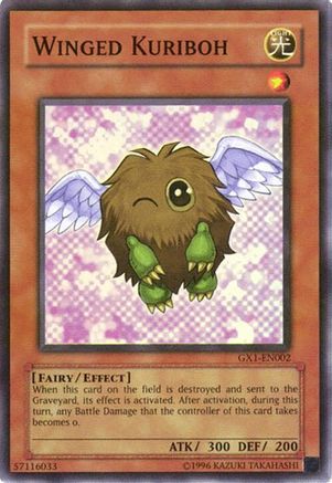 Winged Kuriboh [GX1-EN002] Super Rare - Trinity Hobby