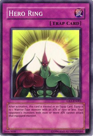 Hero Ring [GX1-EN003] Super Rare - Trinity Hobby