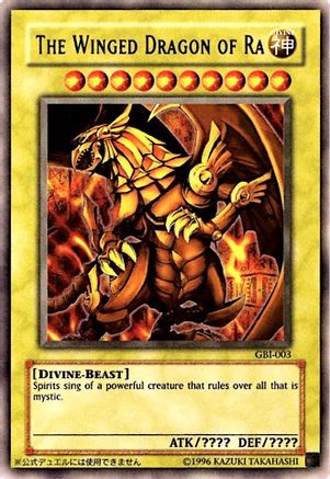 The Winged Dragon of Ra (Ultra Rare) [GBI-003] Ultra Rare - Trinity Hobby