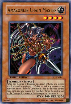 Amazoness Chain Master [SP1-EN002] - Sneak Preview Series 1 Limited - Ultra Rare - Trinity Hobby