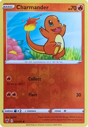 Charmander (Reverse Cosmos Holo) - (023/185) Reverse Holofoil [Miscellaneous Cards & Products]
