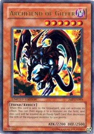 Archfiend of Gilfer [JMP-EN003] Ultra Rare - Trinity Hobby