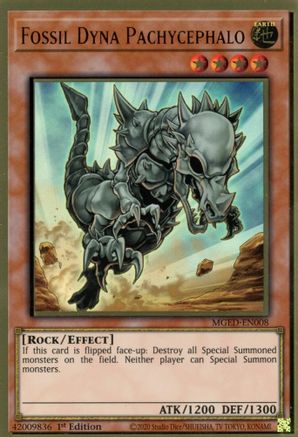 Fossil Dyna Pachycephalo [MGED-EN008] Gold Rare - Trinity Hobby