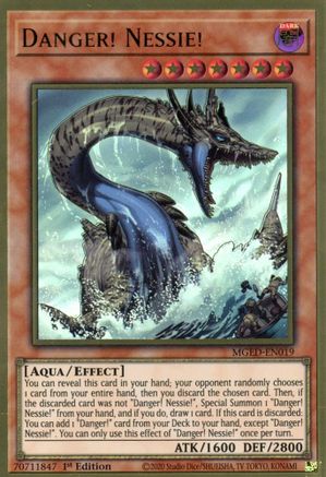 Danger! Nessie! [MGED-EN019] Gold Rare - Trinity Hobby