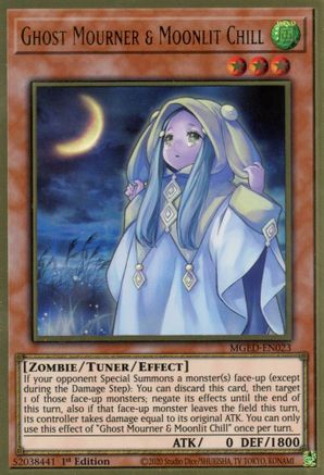 Ghost Mourner & Moonlit Chill [MGED-EN023] Gold Rare - Trinity Hobby