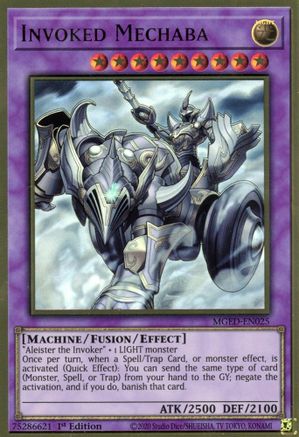 Invoked Mechaba [MGED-EN025] Gold Rare - Trinity Hobby