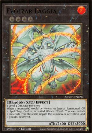 Evolzar Laggia [MGED-EN028] Gold Rare - Trinity Hobby