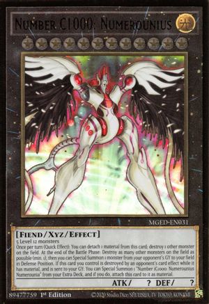 Number C1000: Numerounius [MGED-EN031] Gold Rare - Trinity Hobby