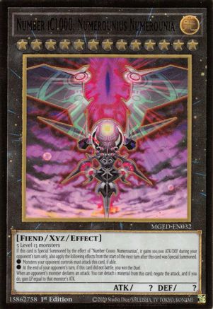 Number iC1000: Numerounius Numerounia [MGED-EN032] Gold Rare - Trinity Hobby