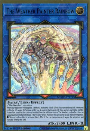 The Weather Painter Rainbow [MGED-EN033] Gold Rare - Trinity Hobby