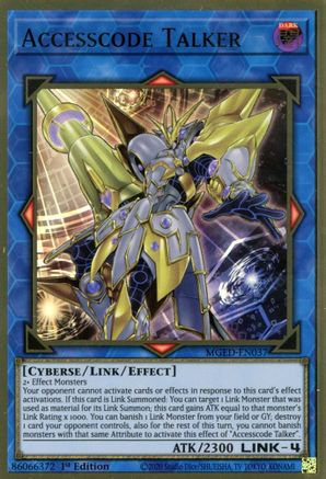 Accesscode Talker [MGED-EN037] Gold Rare - Trinity Hobby