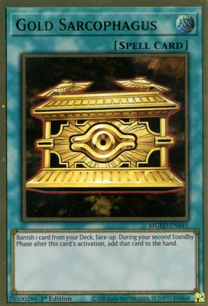 Gold Sarcophagus [MGED-EN041] Gold Rare - Trinity Hobby