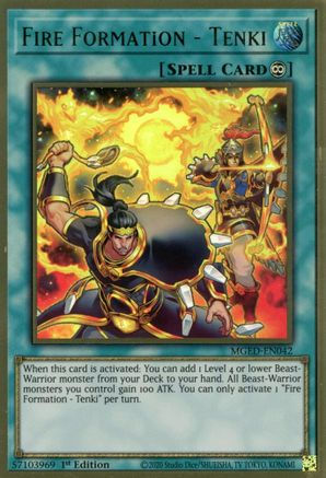 Fire Formation - Tenki [MGED-EN042] Gold Rare - Trinity Hobby