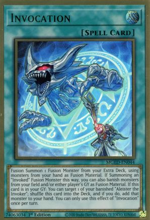 Invocation [MGED-EN044] Gold Rare - Trinity Hobby