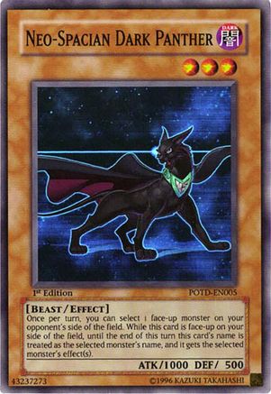 Neo-Spacian Dark Panther [POTD-EN005] Super Rare - Trinity Hobby