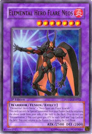 Elemental Hero Flare Neos [POTD-EN032] Ultra Rare - Trinity Hobby