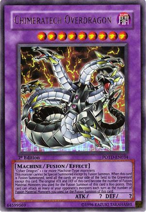 Chimeratech Overdragon [POTD-EN034] Ultra Rare - Trinity Hobby