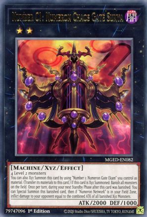 Number C1: Numeron Chaos Gate Sunya [MGED-EN082] Rare - Trinity Hobby